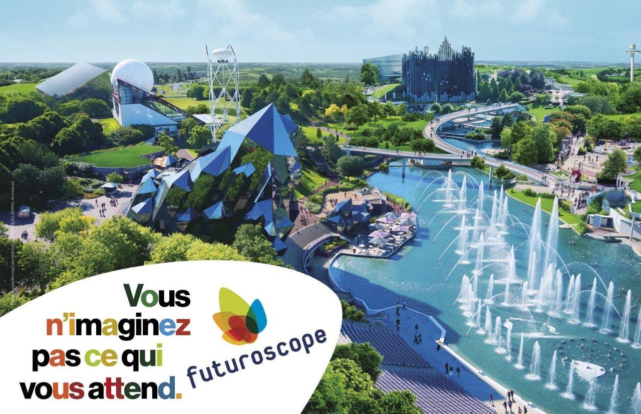 Loveyou Villalunoterie Futuroscope Piscine Spa 4Pers Oyre Exterior photo